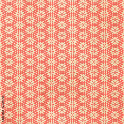 old retro pattern on paper