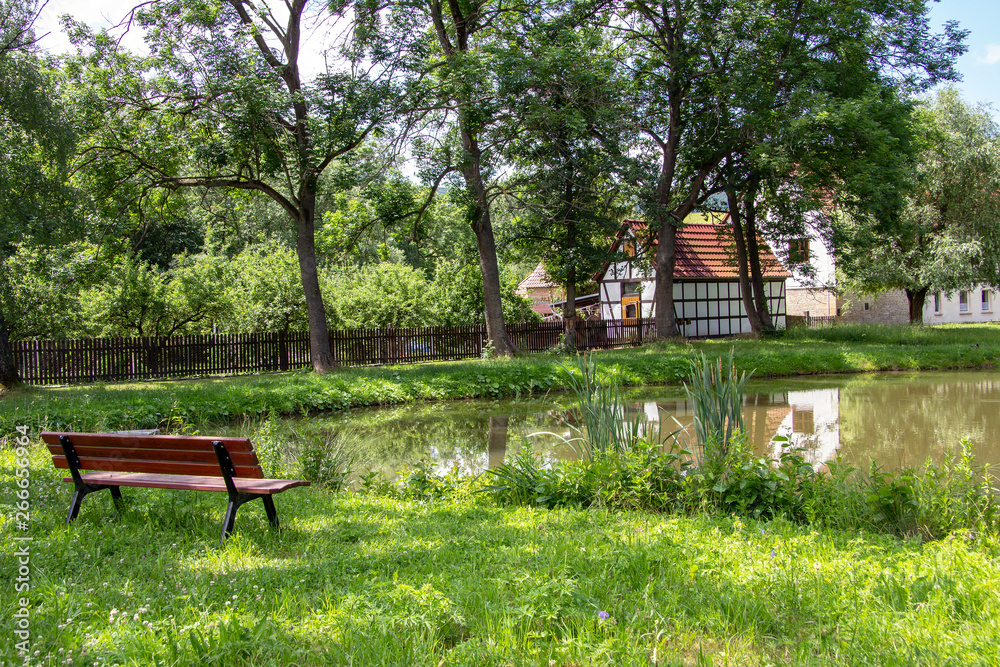 Romantisches Dorf in Thüringen