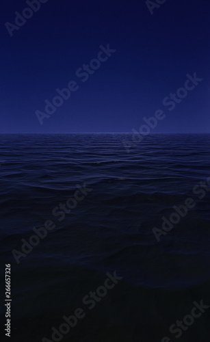 sea in the night