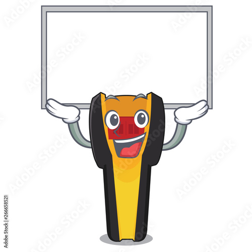 Up board stud finder isolated with the character