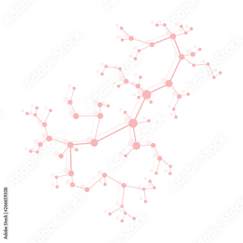 Structure of molecule and communication.