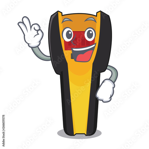 Okay stud finder in the cartoon shape