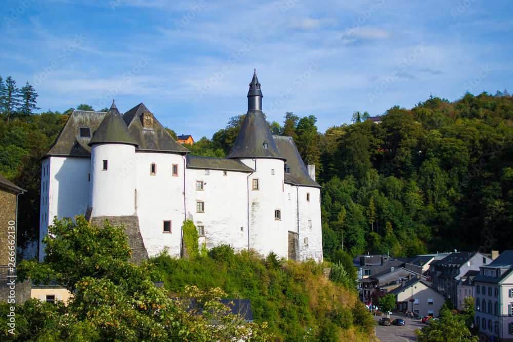 Clervaux Castle (Chateau de Clervaux) in Clervaux, Luxembourg, Europe Clervaux Castle (Chateau de Clervaux) in Clervaux, Luxembourg, Europe