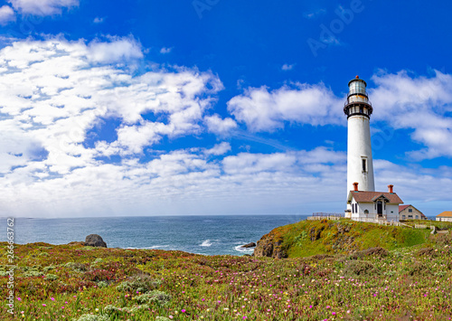 pigeon point lighthouse at highway no 1 in California