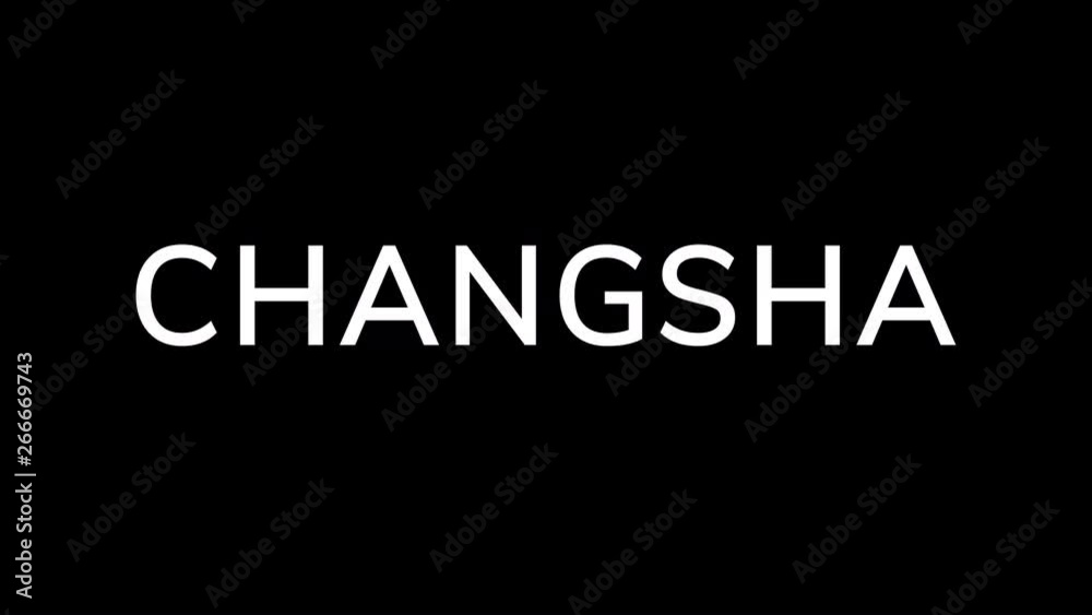From the Glitch effect arises Big city CHANGSHA. Then the TV turns off. Alpha channel Premultiplied - Matted with color black From the Glitch effect arises Big city CHANGSHA. Then the TV turns off. Alpha channel Premultiplied - Matted with color black