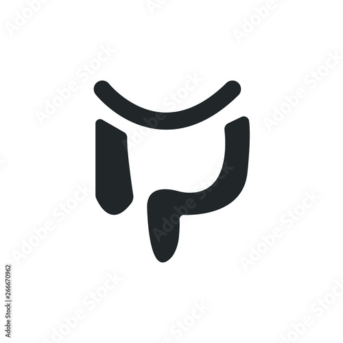 bladder icon. Vector illustration. Organ icon vector