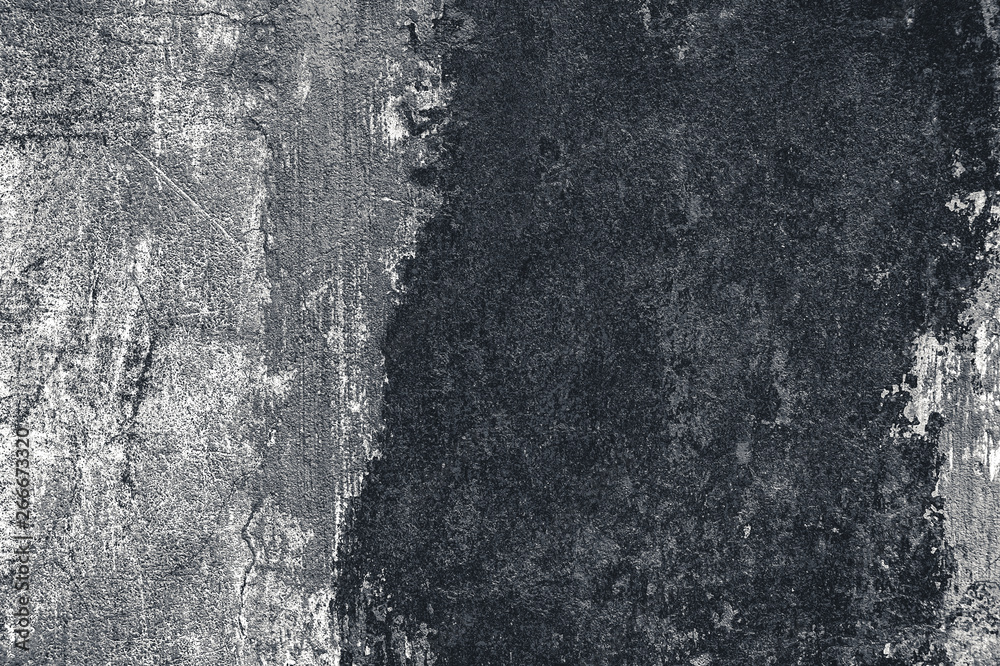 Obraz premium Cracked and peeling paint old wall background.