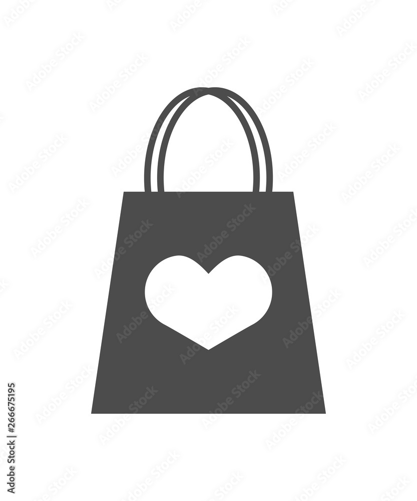 bag with heart bag with heart