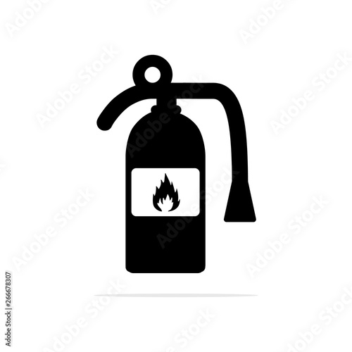 Fire extinguisher icon.Vector concept illustration for design.