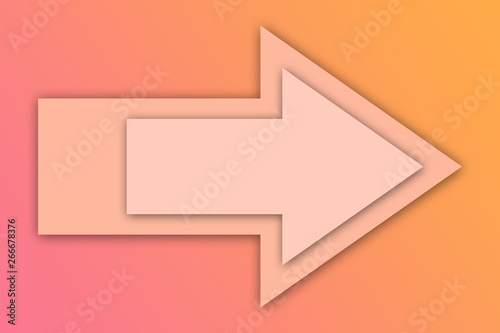 Canvas Print flèches superposées