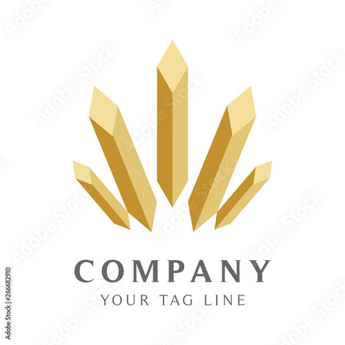 Luxury logo template for the property business