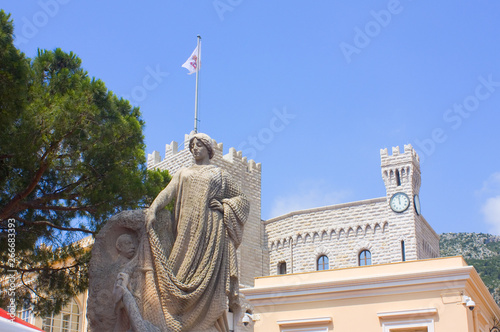 Monument to the Tribute to Colonies Etrages near the palace of Prince Monaco photo