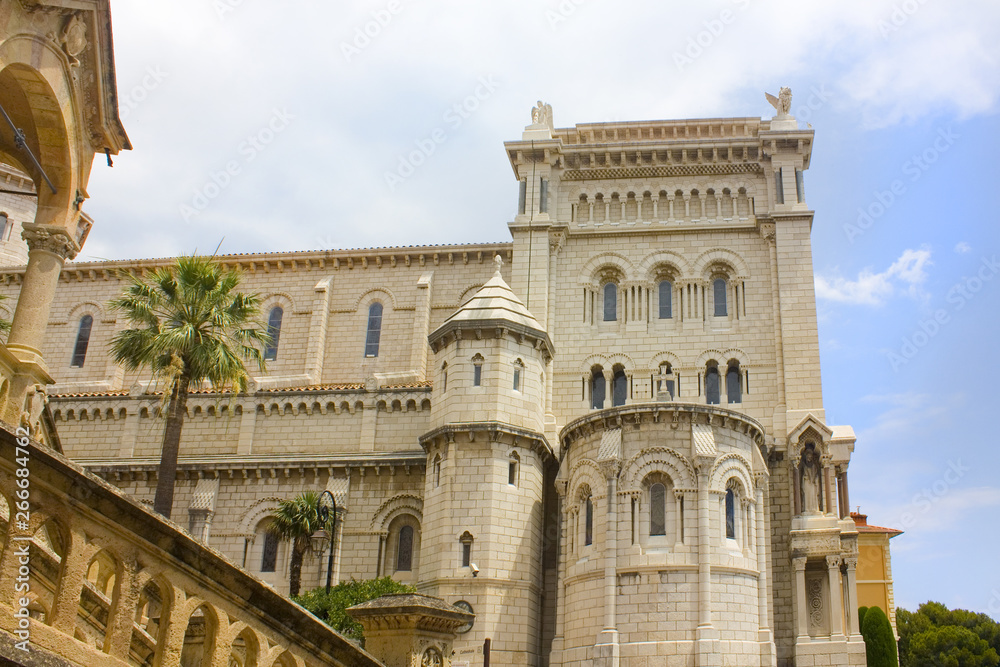 View of Saint Nicholas Cathedral in Monaco
