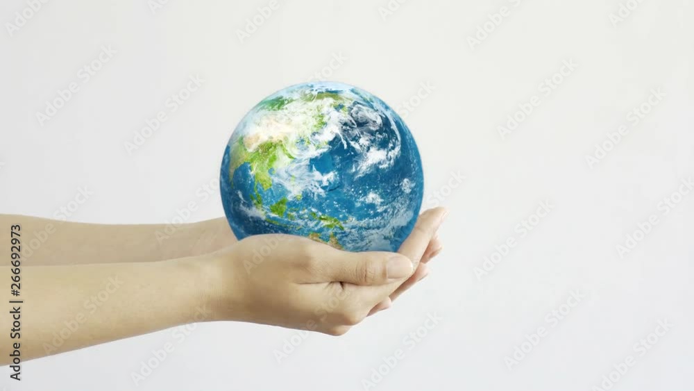 Holding the Planet in hands. Holding the Planet in hands.