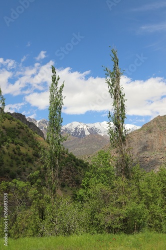 Mountain village in Hakkari plateau .turkey