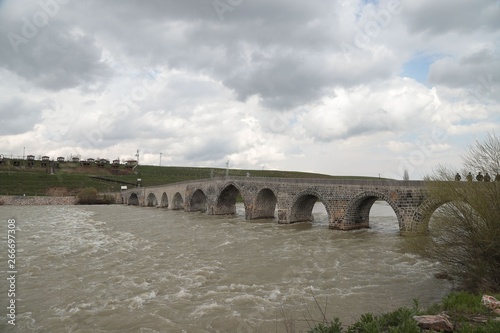 Historic Murat Bridge - Mus - Turkey 