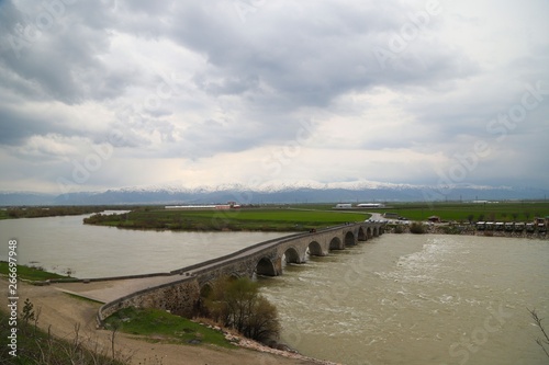 Historic Murat Bridge - Mus - Turkey 