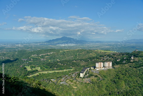 skyline view around Tagaytay city Hightland at the day, Philippines photo