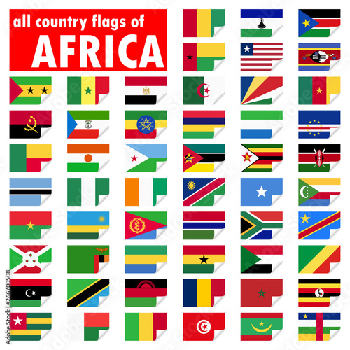 all country flags of Africa