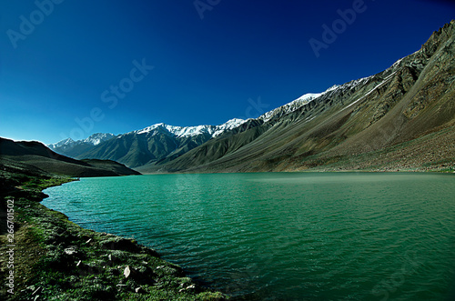 Canvas Print Chandratal Lake, Spiti Valley, Himachal Pradesh, India