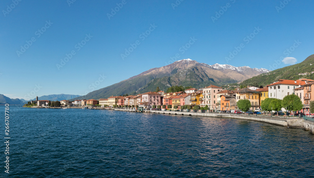 Lake of Como, city of Gravedona. 