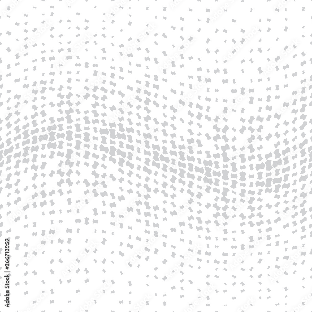 halftone geometric border pattern vector