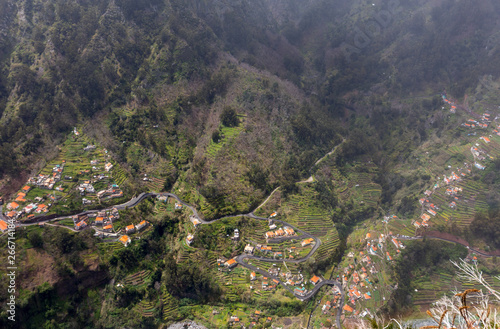 Valley of the Nuns  Curral das Freiras on Madeira Island  Portugal