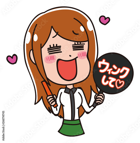 100点満点のテストを持った男の子のイラスト（冬）