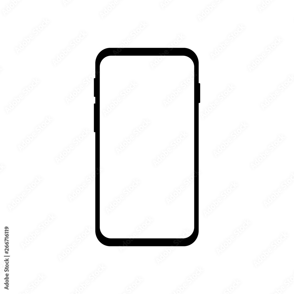 Phone icon. Smartphone. Vector icon. Phone icon. Smartphone. Vector icon.