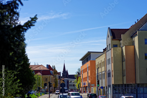 beautiful architecture of the city of Ansbach