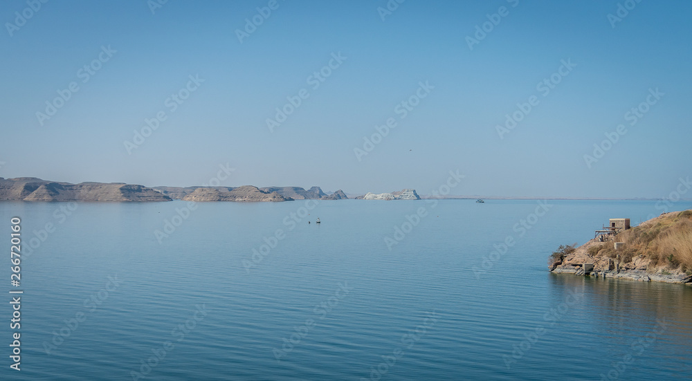 Egypt. Landscape on Lake Nasser