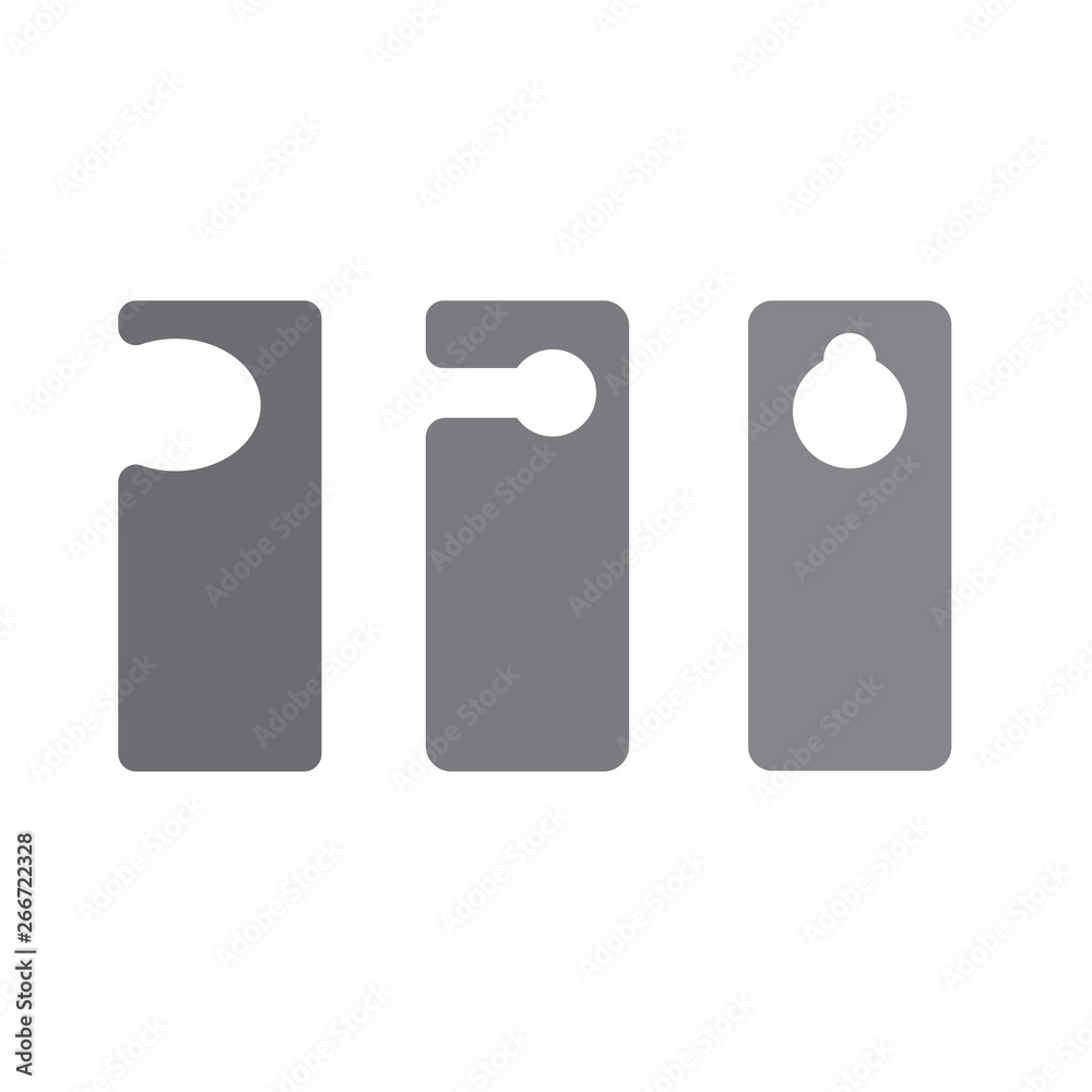 hotel door hanger icon- vector illustration hotel door hanger icon- vector illustration
