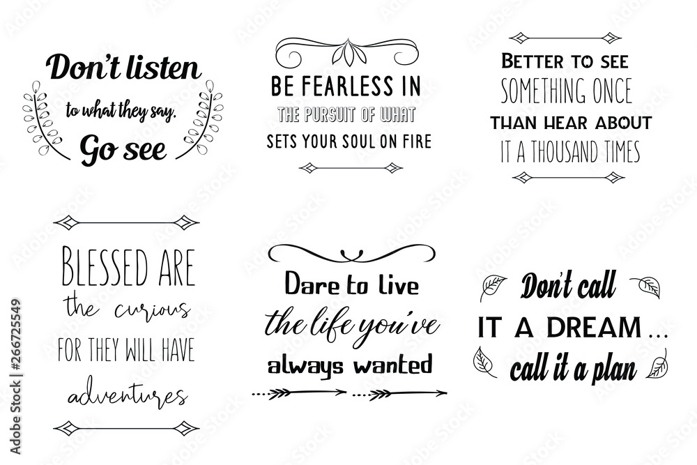 Calligraphy saying for print about Travel and adventures. Vector Quote for typography and Social media post. Modern Inspiration Design Calligraphy saying for print about Travel and adventures. Vector Quote for typography and Social media post. Modern Inspiration Design