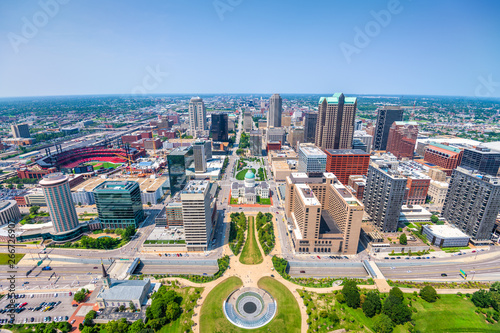 Slika na platnu St. Louis, Missouri, USA downtown skyline