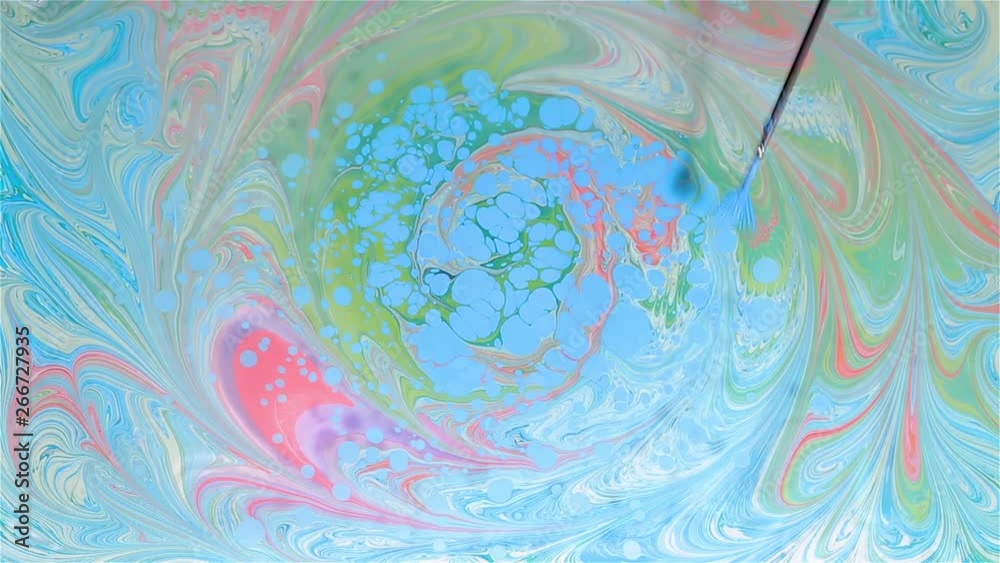 Ebru violet and blue paint beautiful abstractive pattern Ebru violet and blue paint beautiful abstractive pattern