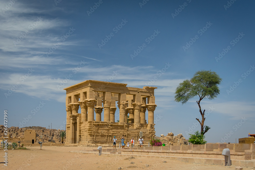 Egypt. Temple of Philae, temple of Isis.