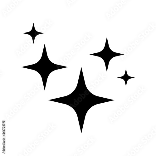 Shine icon, Clean star icon