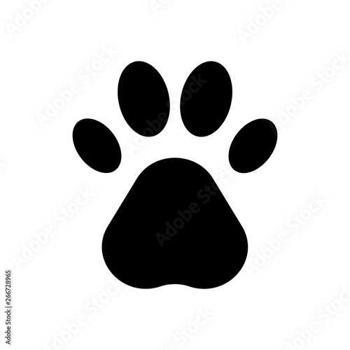 Paw Print icon. Vector