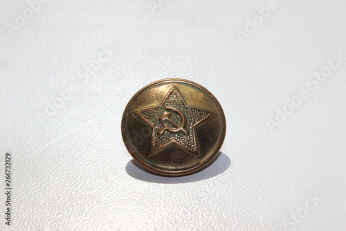 A lot of multicolored different size old buttons