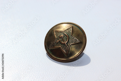 A lot of multicolored different size old buttons