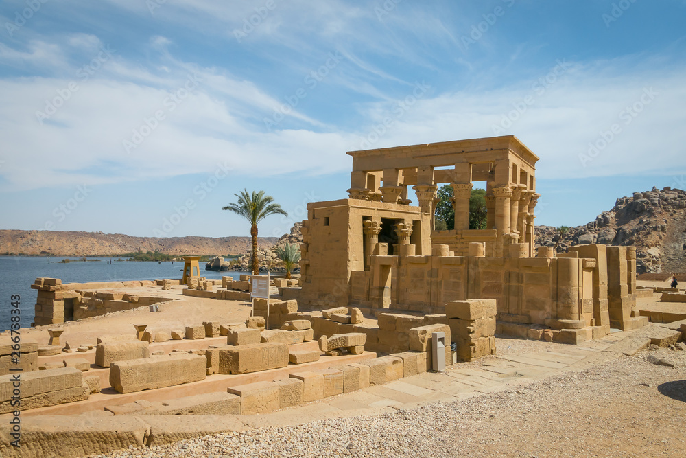 Fototapeta premium Egypt. Temple of Philae, temple of Isis.