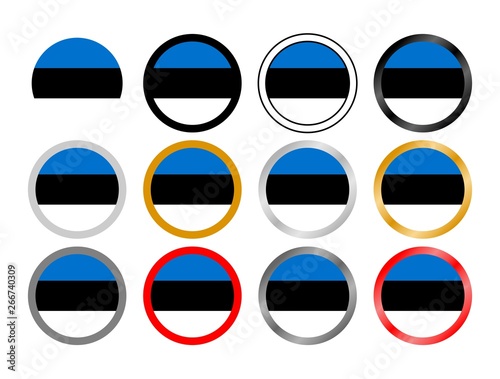 Free Download Estonia state flag in globes - GFXLoad