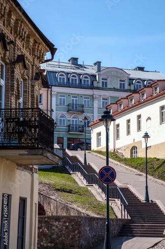 The Stairs of Czeslaw Milosz in Vilnius photo