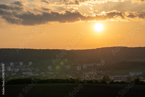 View over Jena in Thuringia 