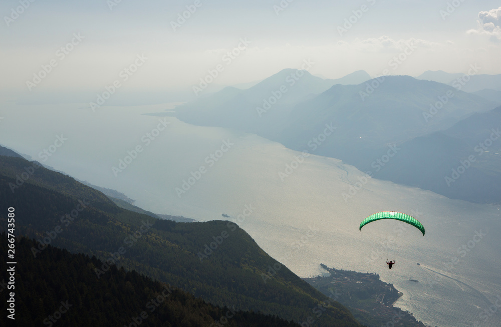 Summer view over of lake Garda in Italy, Europe. Beautiful landscape with lake. Summer view over of lake Garda in Italy, Europe. Beautiful landscape with lake.