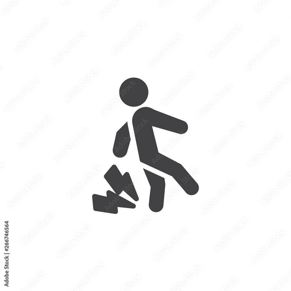 Numbness and tingling feet vector icon. filled flat sign for mobile concept and web design. Leg pain glyph icon. Symbol, logo illustration. Pixel perfect vector graphics Numbness and tingling feet vector icon. filled flat sign for mobile concept and web design. Leg pain glyph icon. Symbol, logo illustration. Pixel perfect vector graphics