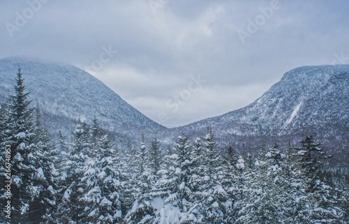 Two Snowy Mountains in NH