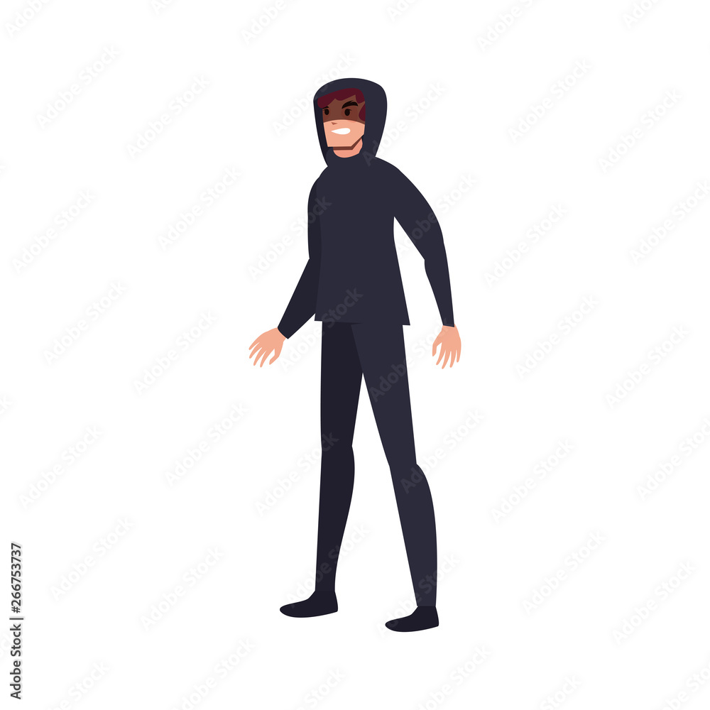 hacker man character thief hacker man character thief