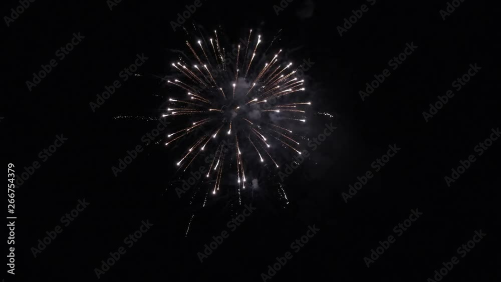 Fireworks at the night sky show. 4K Fireworks at the night sky show. 4K