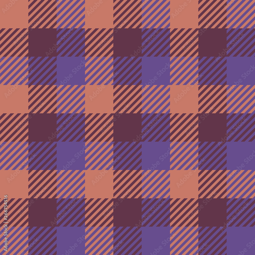 Plaid or tartan vector is background or texture in many color Plaid or tartan vector is background or texture in many color